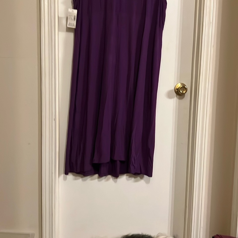 NWT Catherines Purple Scoop Neck Midi Sundress 1/2 off Wednesday expires - Picture 6 of 9